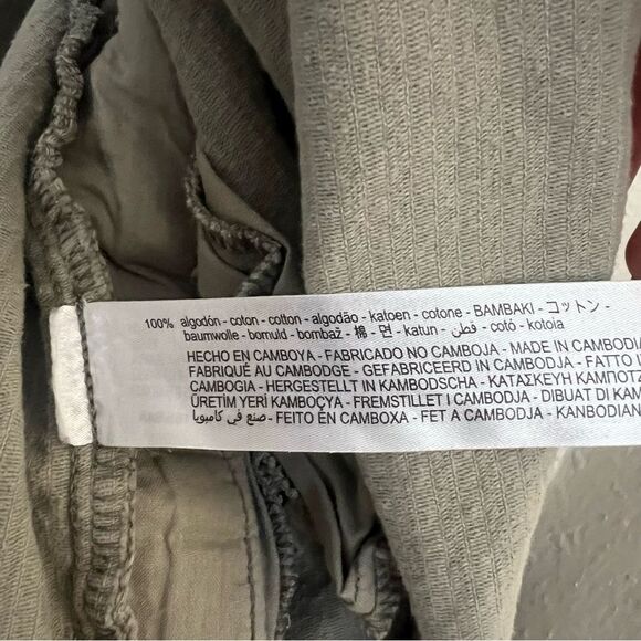 Zara Corduroy Shacket Jacket in Green Size Small - Picture 8 of 8